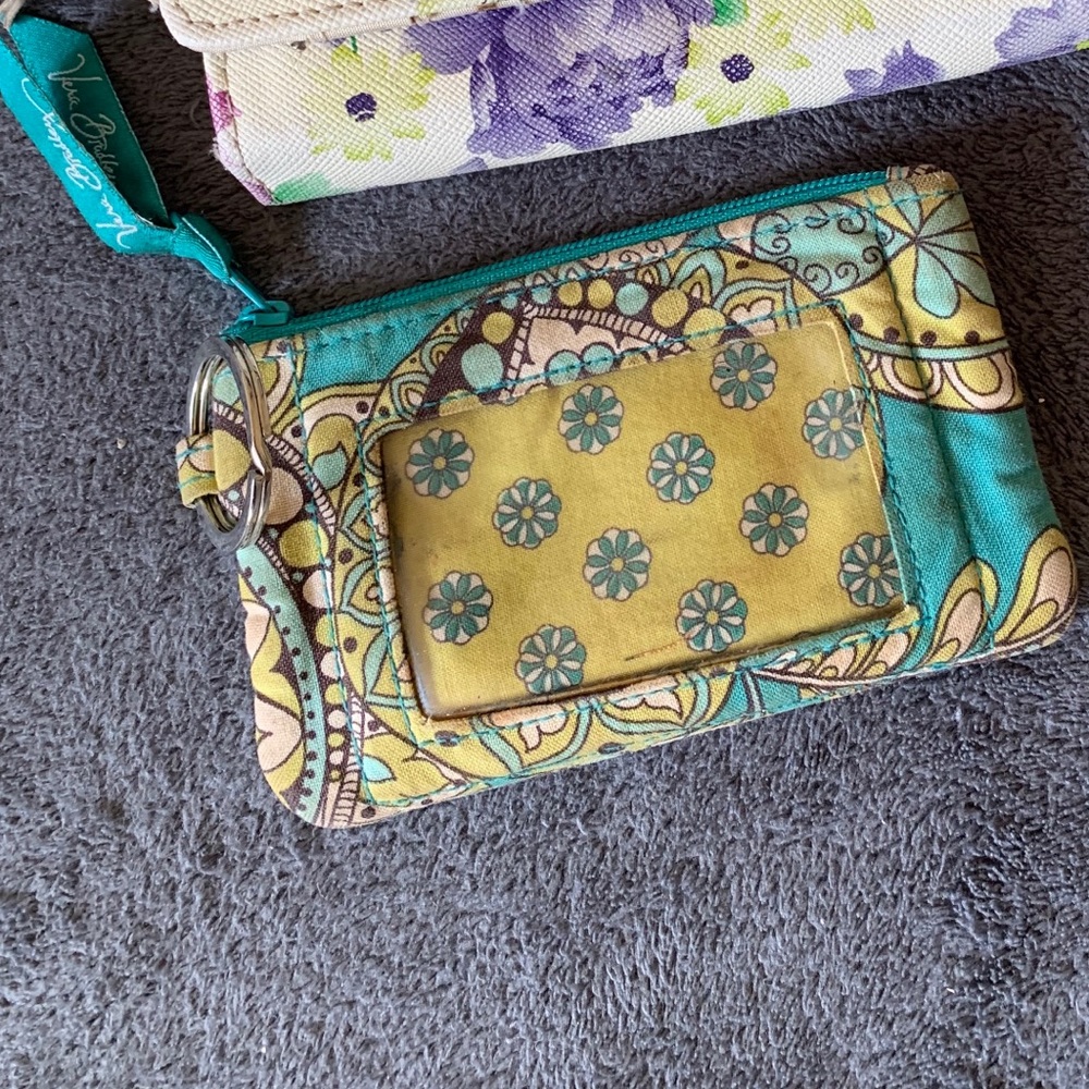 🦚Vera Bradley Peacock Zip ID Case🦚